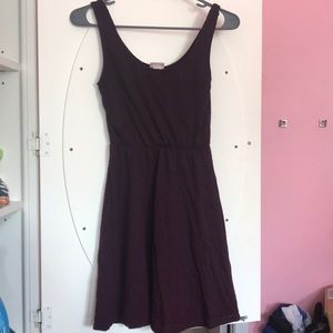 Burgundy dress
